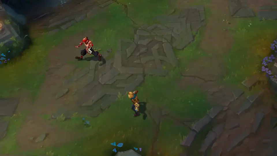 A game of League of Legends in progress, Invade’s overlay over it